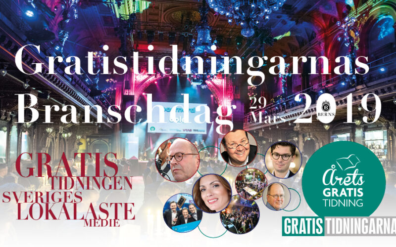 Gratistidningarnas branschdag 2019 Header nyhetsbrev