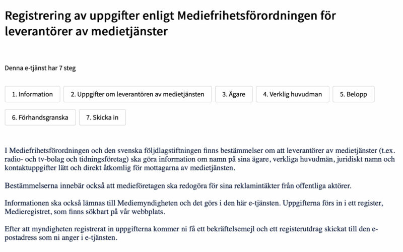 Mediemyndigheten EMFA