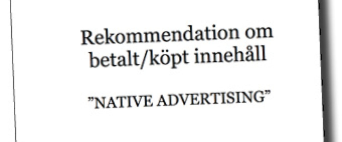 TU bild native rekomendationer TU bild native rekomendationer