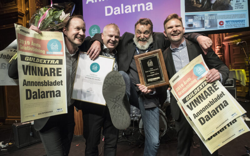 Gratistidningarnas prisgala 2019 Gratistidningarna på Berns 2019
